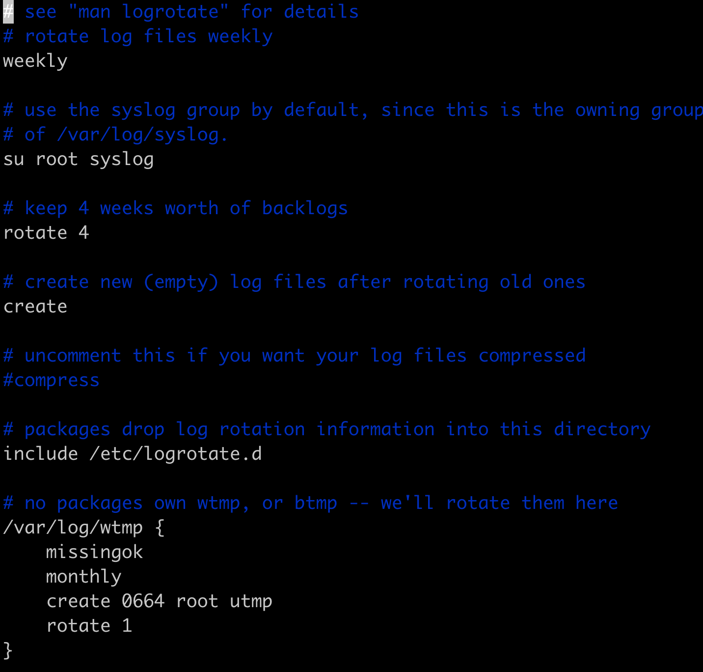[Linux] 日志管理: 日志轮替