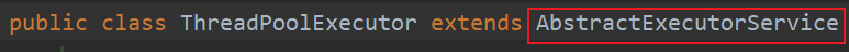 ThreadPoolExecutor的继承关系