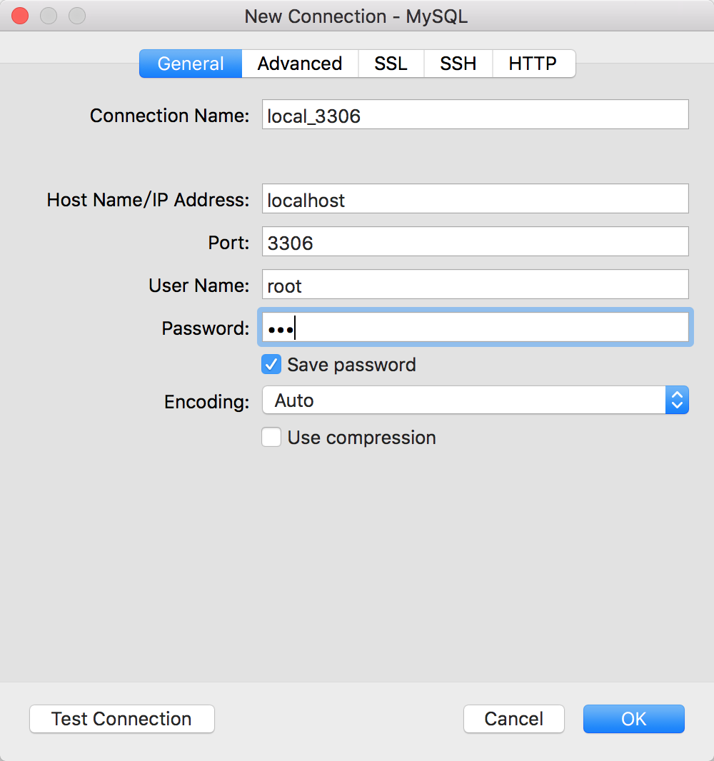 connect mysql